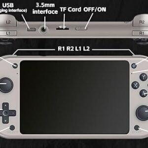 Retro Handheld Portable Video Game Console - 4.3" IPS Screen, Emuelec System, 64GB, 20,000+ Games, Classic Game System, Retro