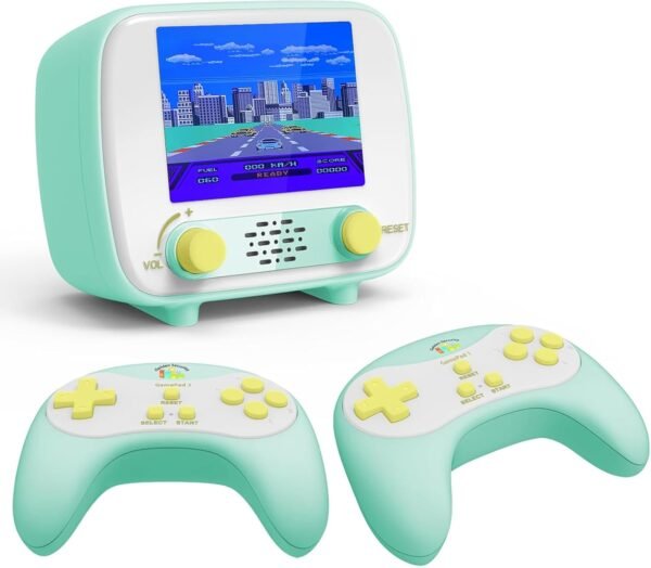 Mini Arcade Machine, 2.8-Inches Screen Game Console, (One player game 216 Classic Games, Two player game 84 Classic Games), Supports for 3 x RCA Cable Connecting TV