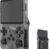 R36S Retro Handheld Video Game Console,3.5Inch IPS Screen Video Player 64g TF Card 10,000+ Games Retro Handheld Game Console, With Open Source Linux System,Black