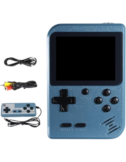 Handheld Game Console with 500 Classical Games Support for Connecting TV Two Players