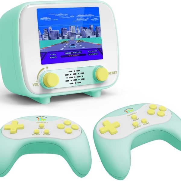 Mini Arcade Machine, 2.8-Inches Screen Game Console, (One player game 216 Classic Games, Two player game 84 Classic Games), Supports for 3 x RCA Cable Connecting TV